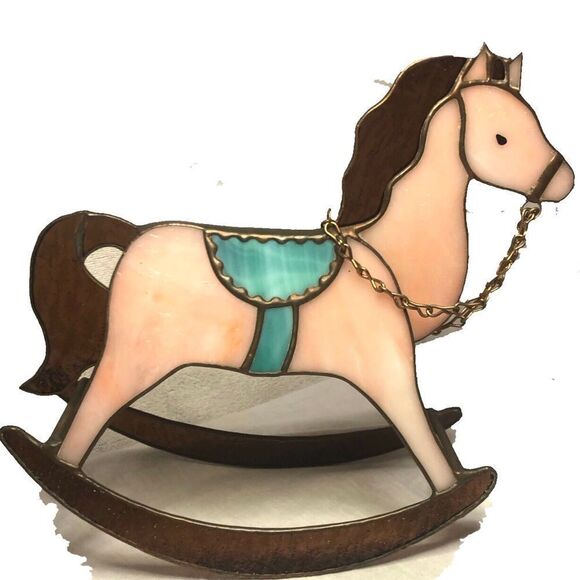 Stained Glass sun catcher rocking horse - Picture 2 of 4